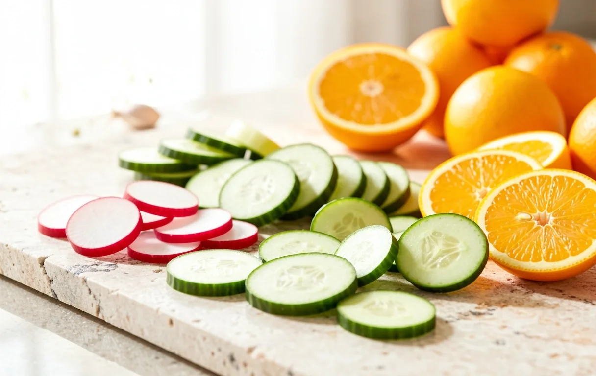 Ingredientes frescos y naturales